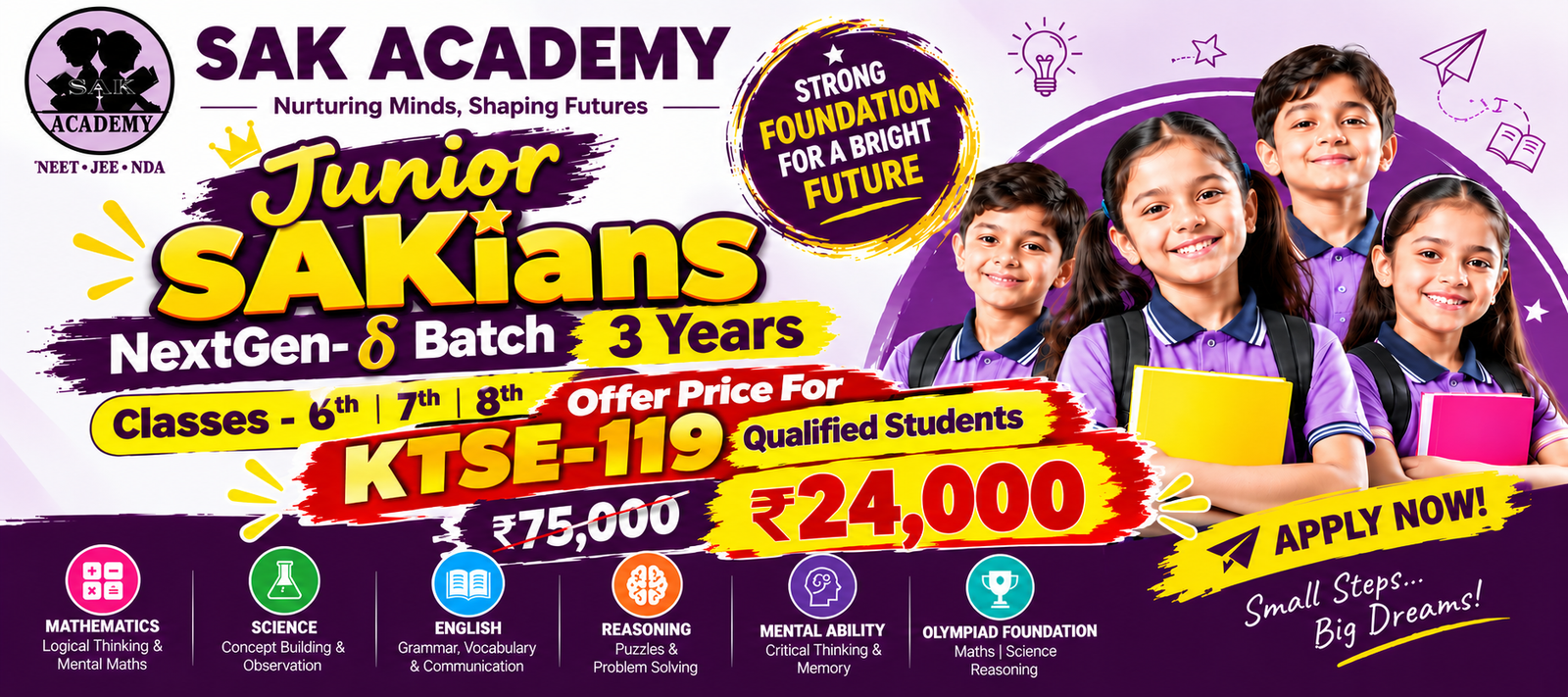 Junior SAKians NextGen-δ Batch