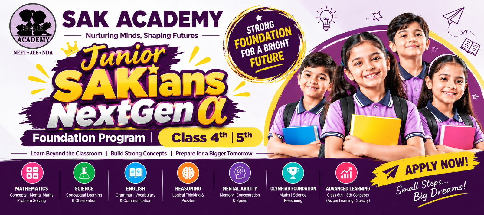 Junior SAKians NextGenα Batch